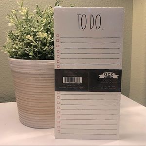 Rae Dunn set of two TO DO and LIST notepads